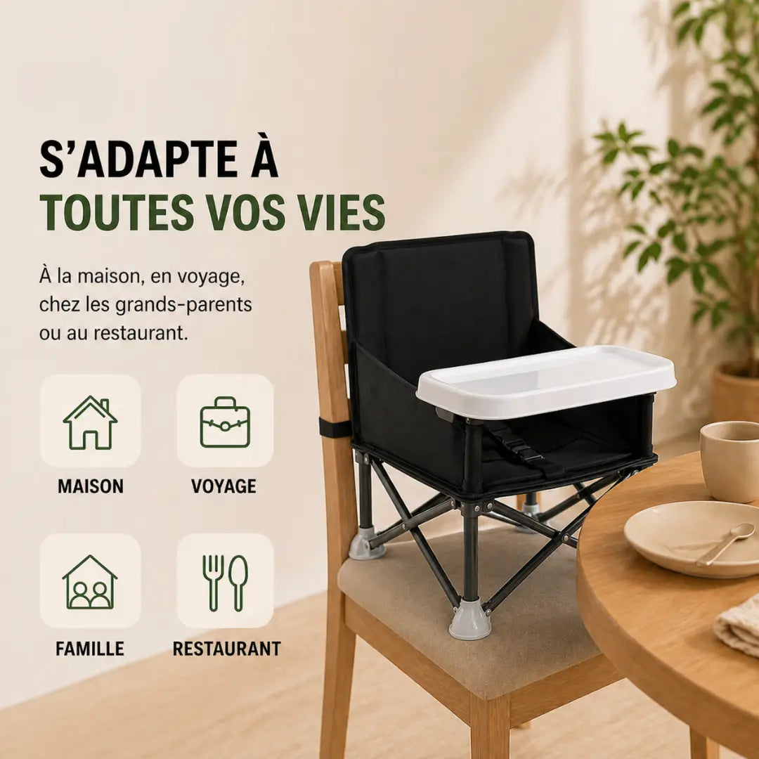 Rehausseur pliable compact noir format pliable visible vue 8