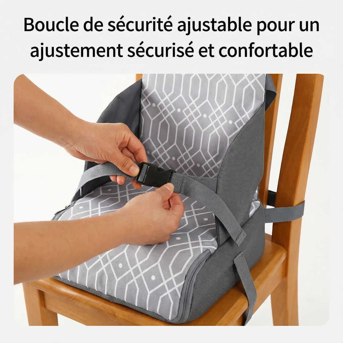 Rehausseur enfant rangement gris vue secondaire vue 4