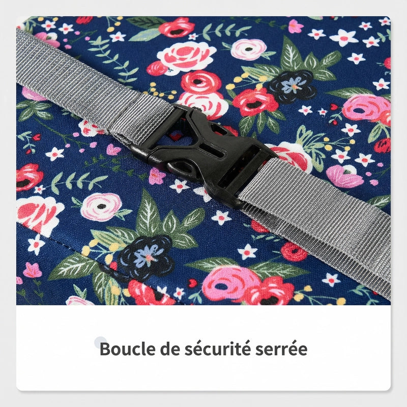 Coussin rehausseur floraison 32 cm détail du format