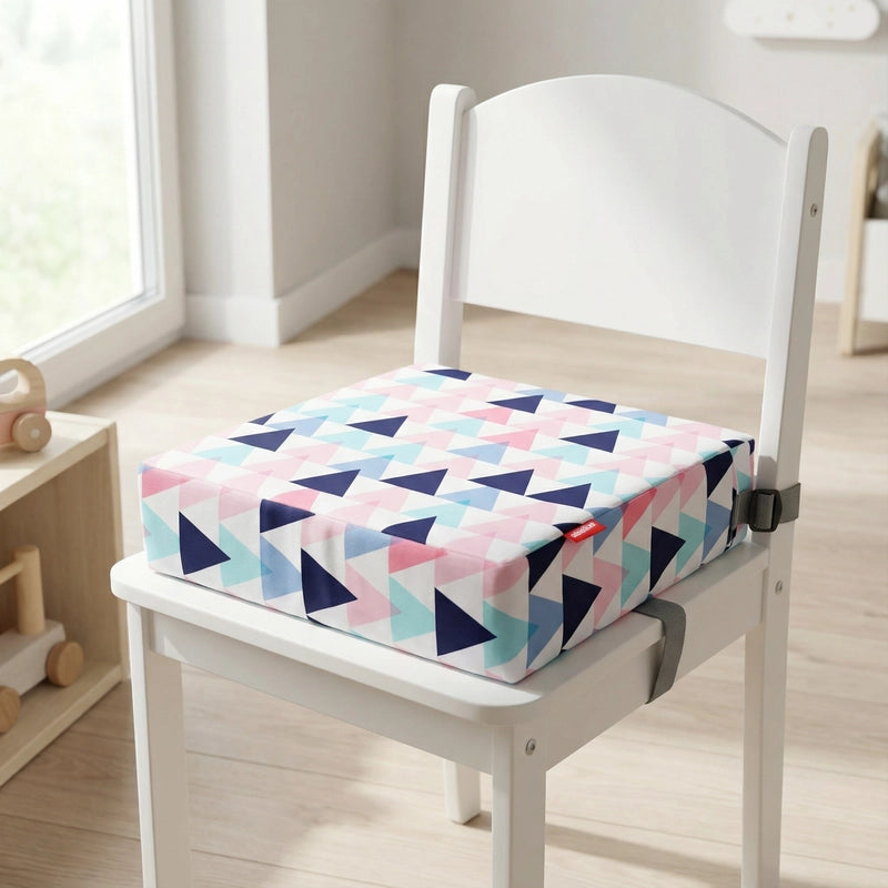 Coussin géométrique à sangles vue principale