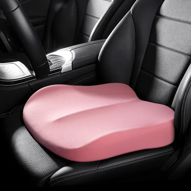 Coussin rehausseur auto rose vue principale