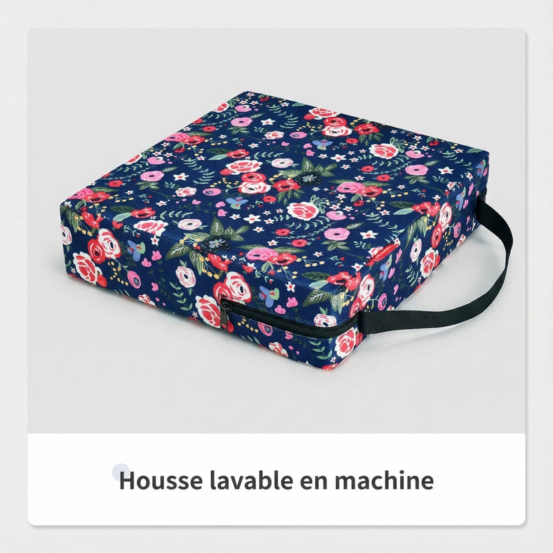 Coussin rehausseur floraison 32 cm housse visible