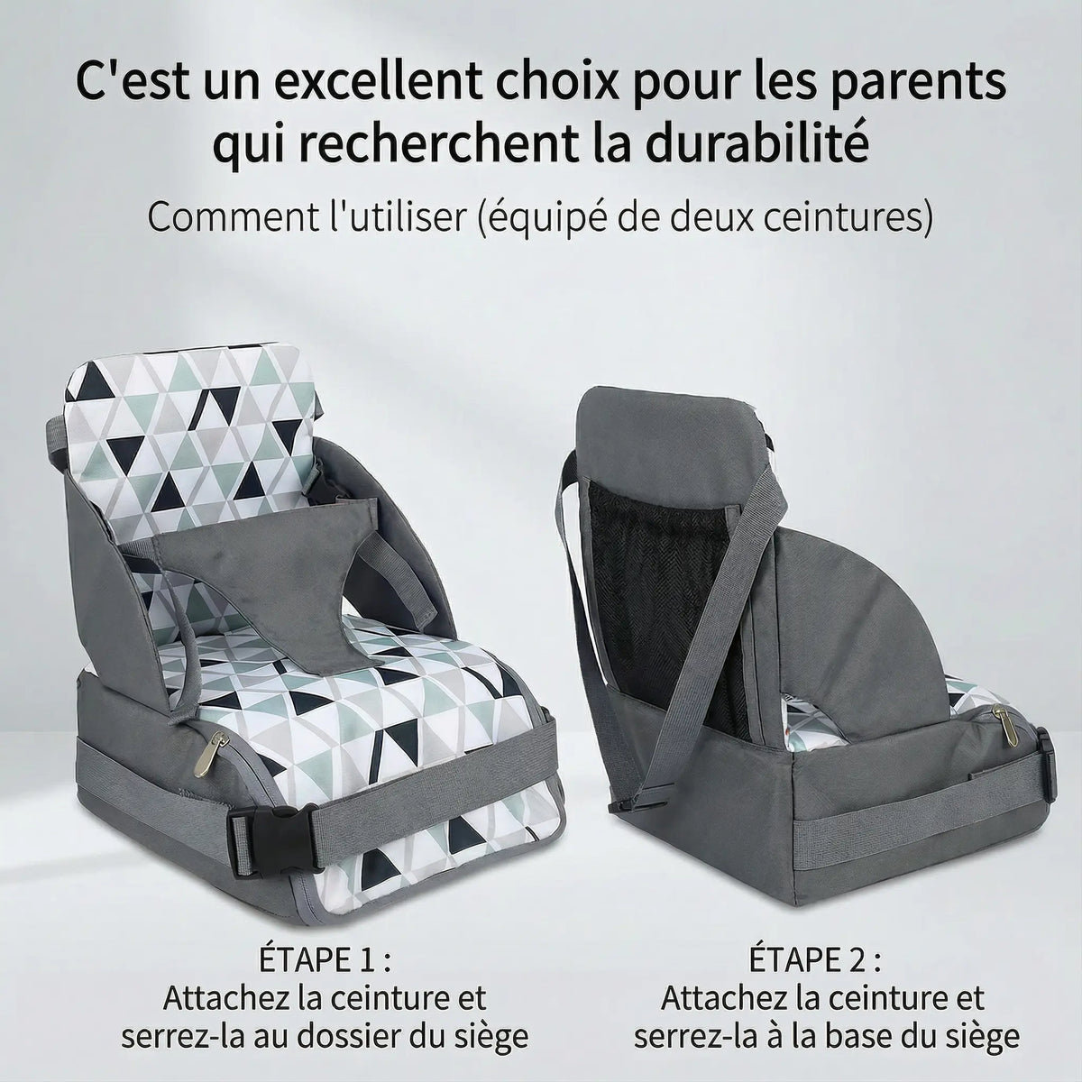 Rehausseur chaise boucle sécurité vue secondaire vue 3