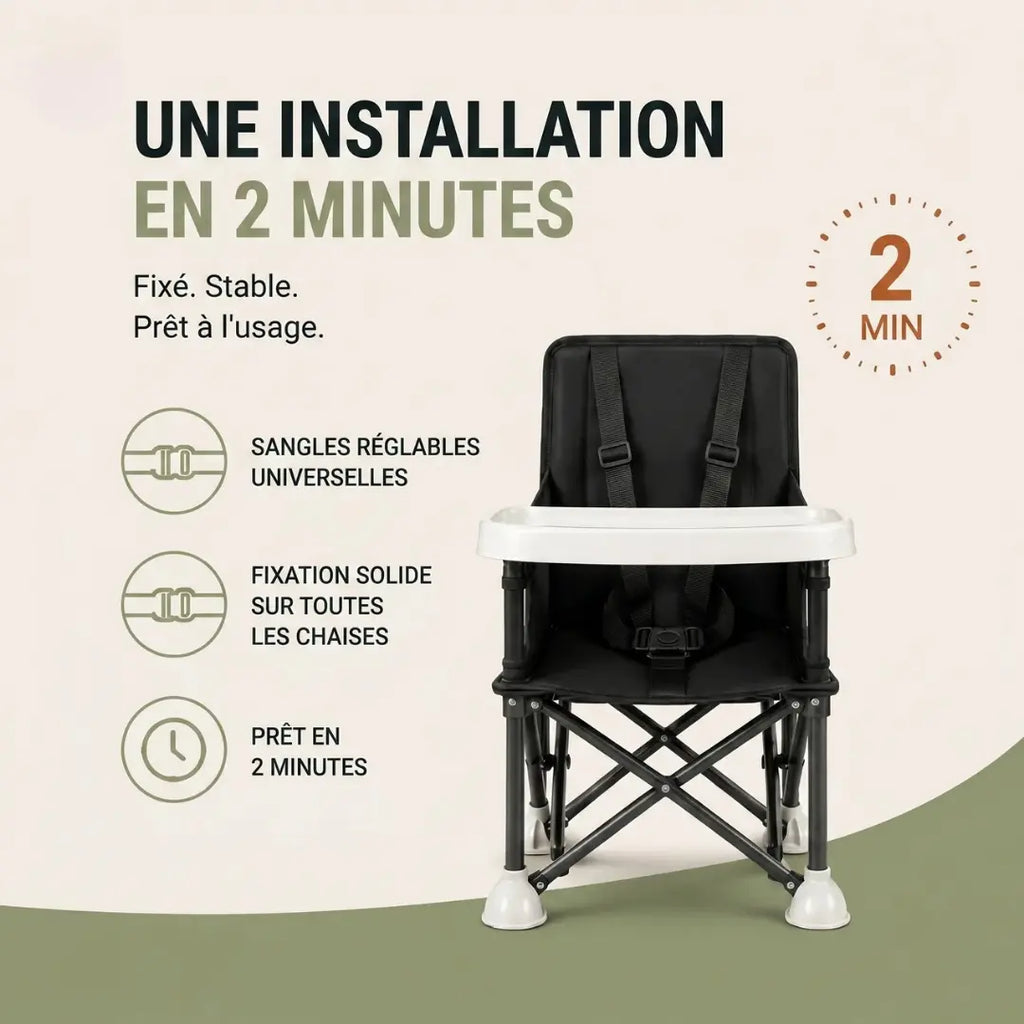 Rehausseur pliable compact noir format pliable visible vue 3