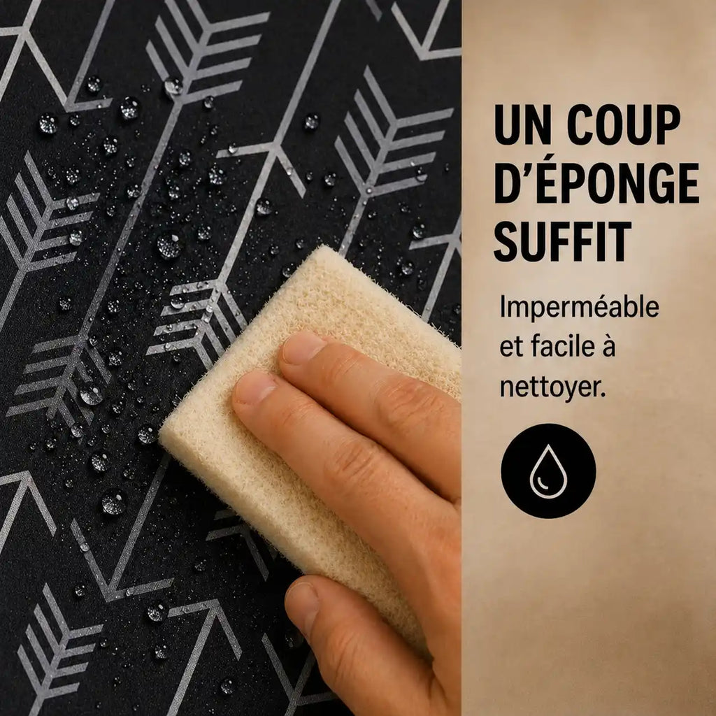 Rehausseur bébé flèche noir vue rapprochée