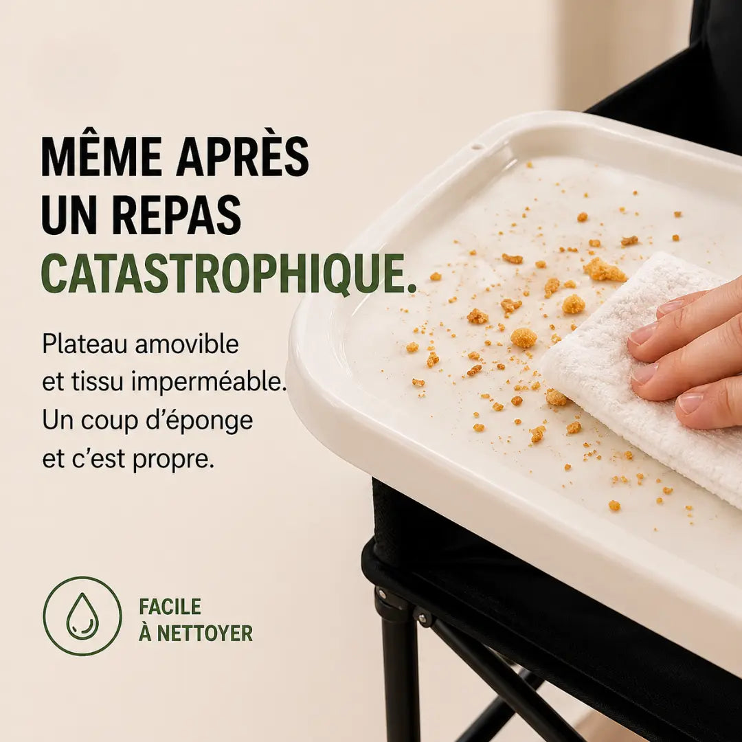 Rehausseur pliable transport gris format pliable visible