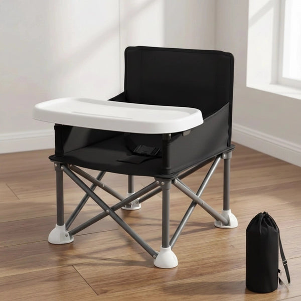 Rehausseur Chaise Pliable et Compacte Noir