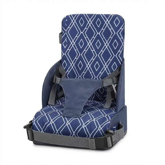 Rehausseur Chaise Pour Bébé à Motif Diamant Bleue