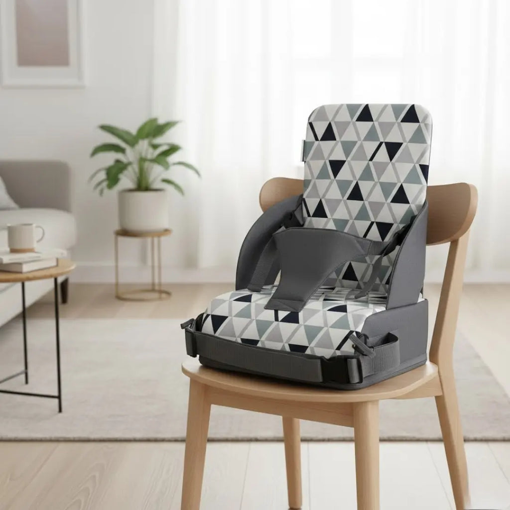 Rehausseur Chaise Pour Bébé à Motif Triangle vue principale