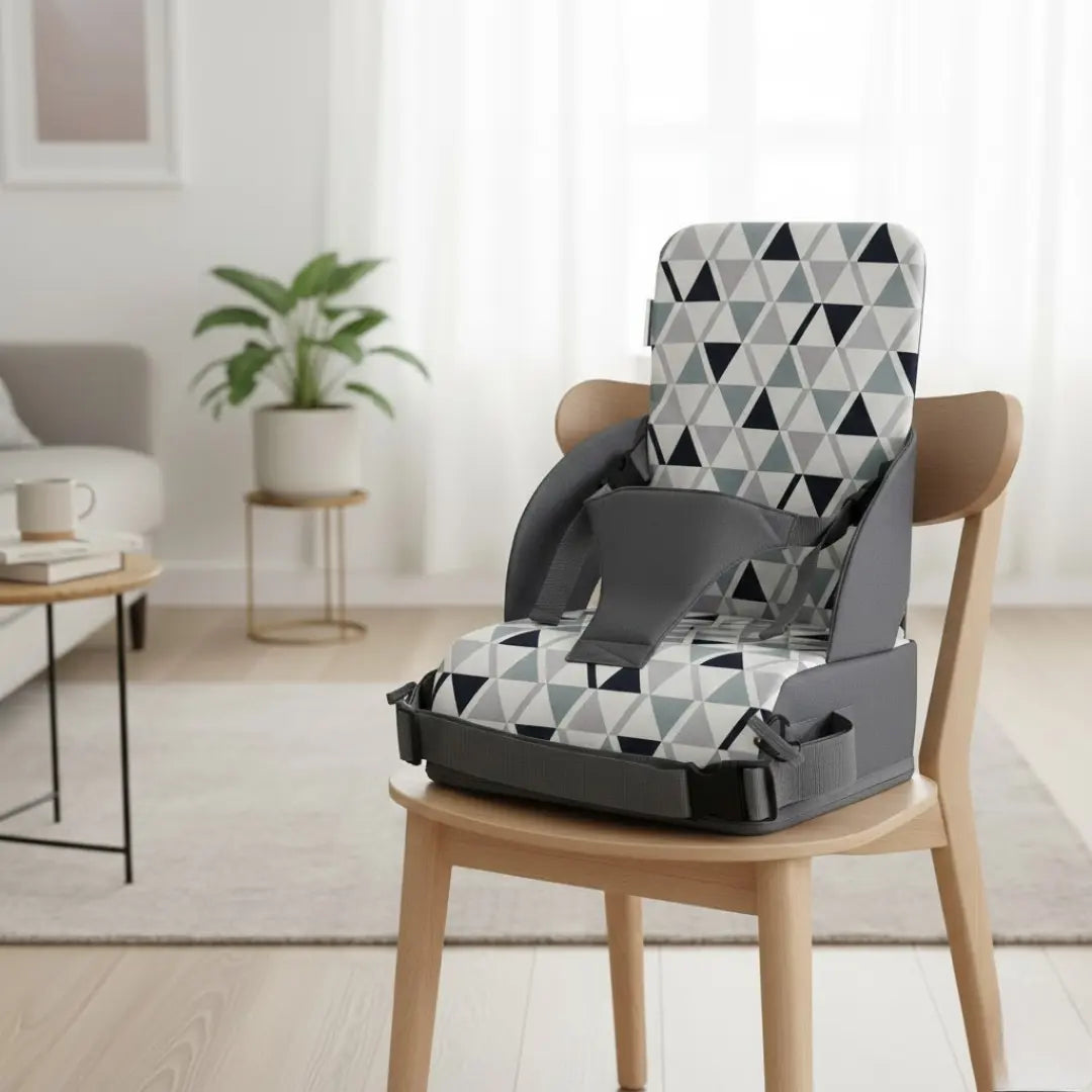 Rehausseur Chaise Pour Bébé à Motif Triangle vue principale
