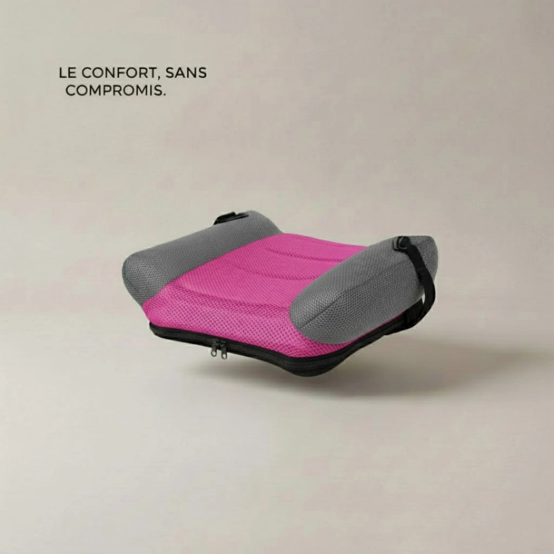 Rehausseur gonflable ultra doux rose format gonflable visible vue 4