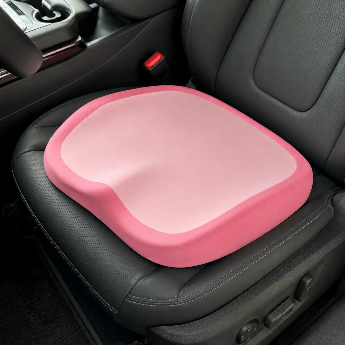 Coussin assise lecture rose vue secondaire vue 2