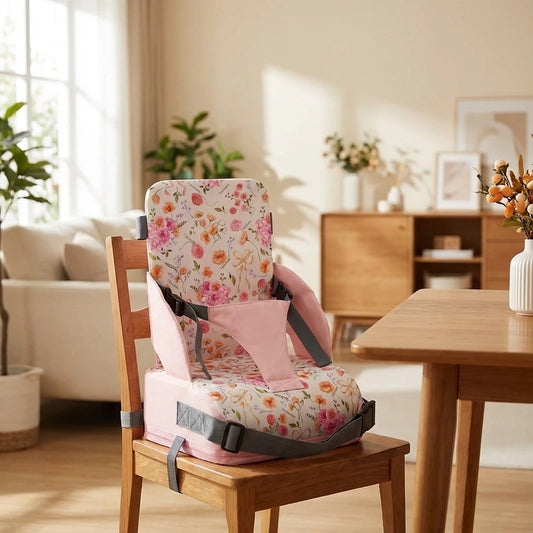 Rehausseur motif fleur sur chaise