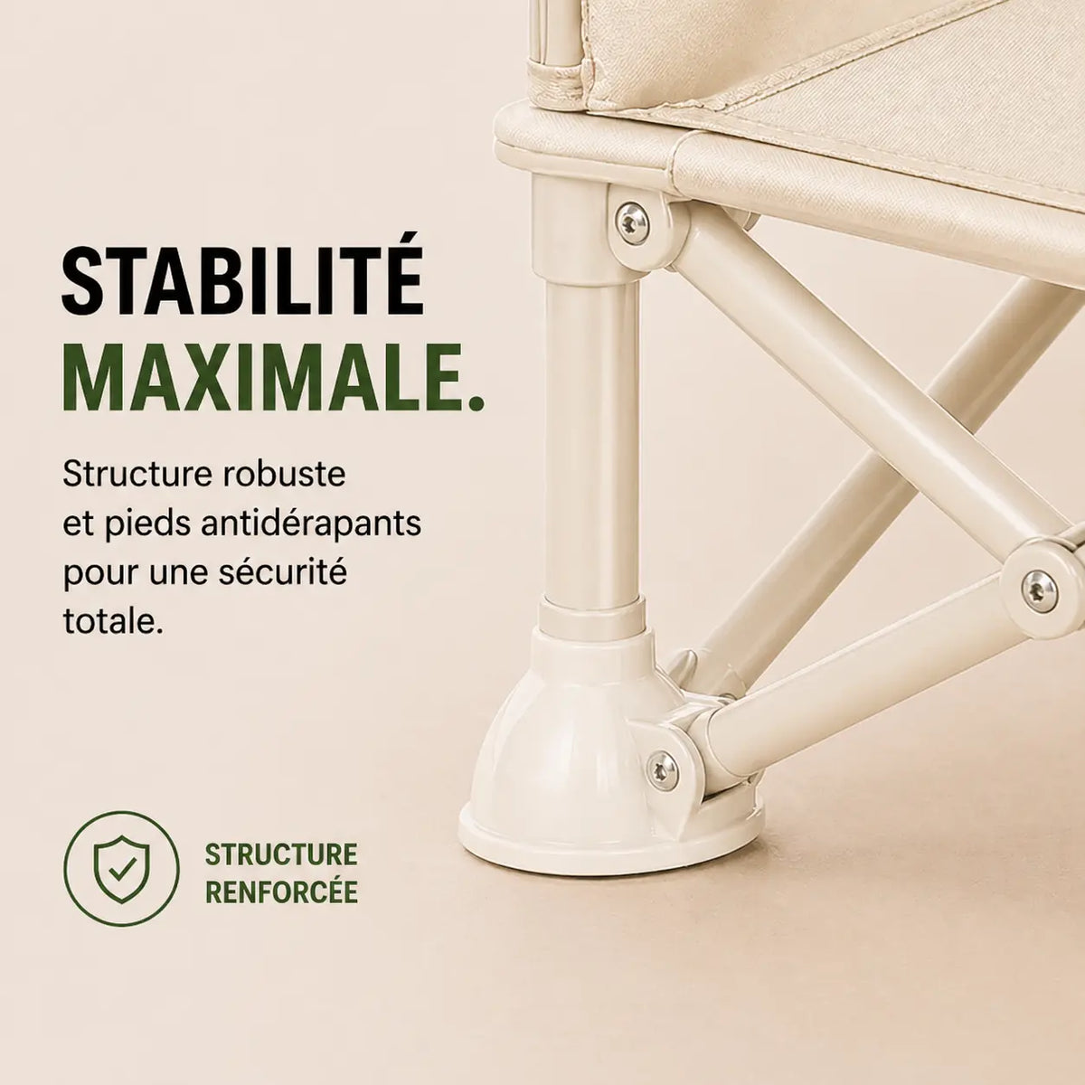 Rehausseur compact beige voyage format pliable visible vue 4