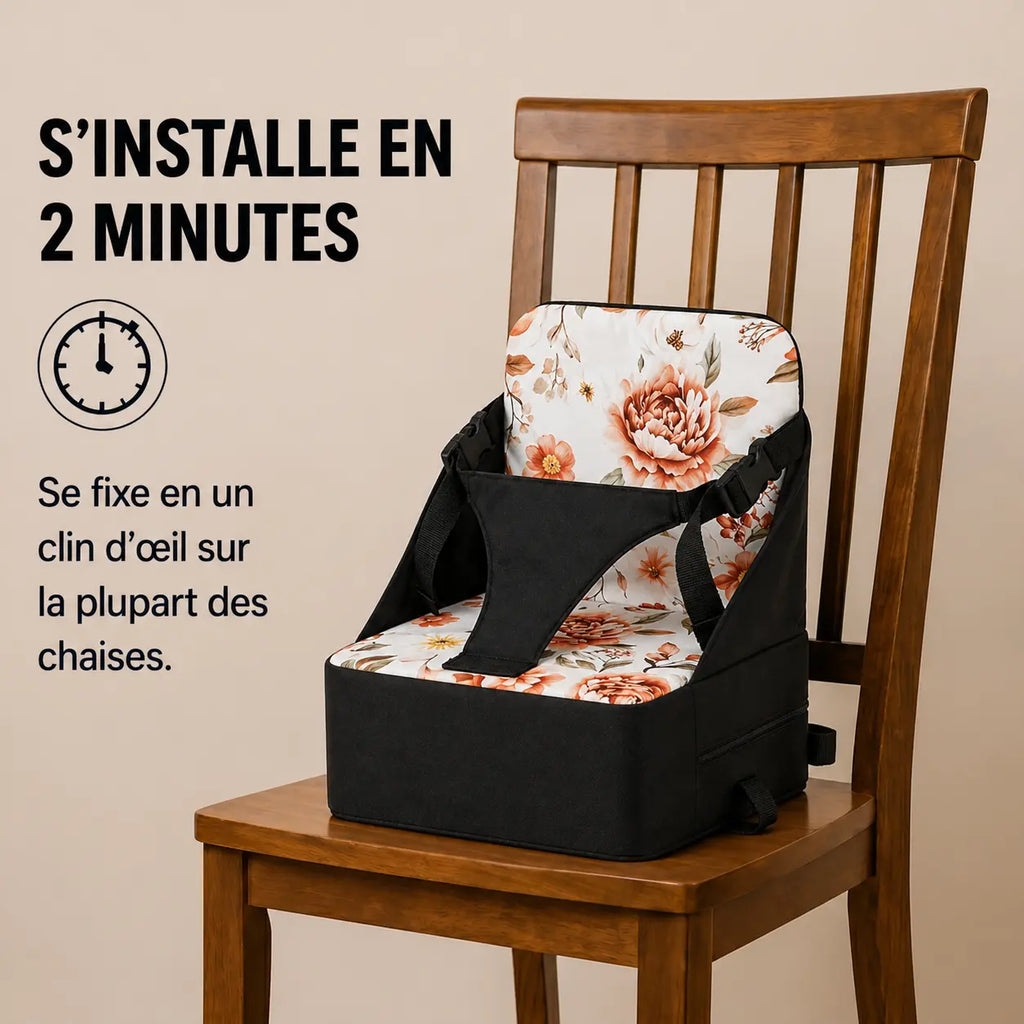 Rehausseur ventilé motif fleurs mise en situation d'usage