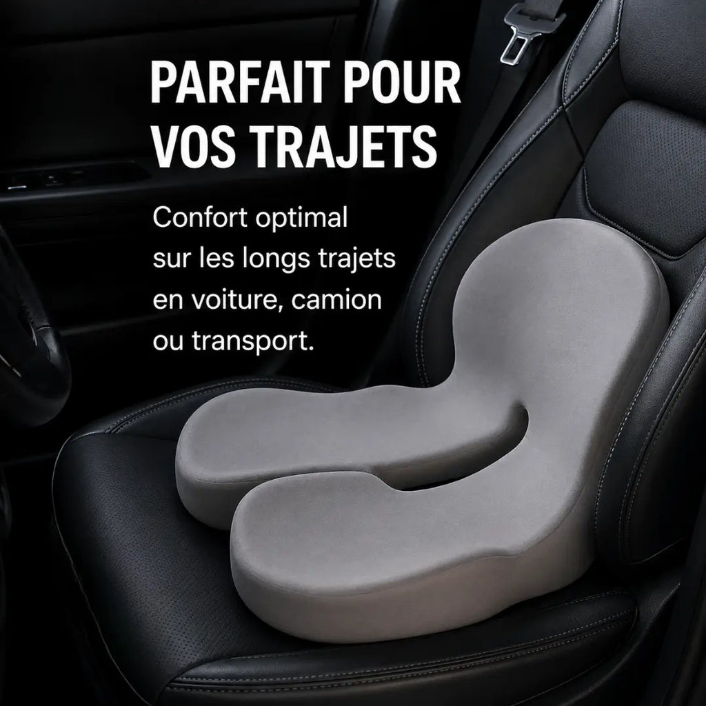 Coussin assise en U gris vue secondaire vue 3